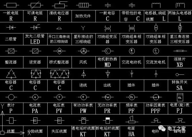 超全电气符号看图纸必备神器