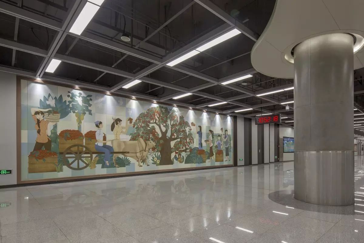 地铁文化i深圳地铁文化艺术墙