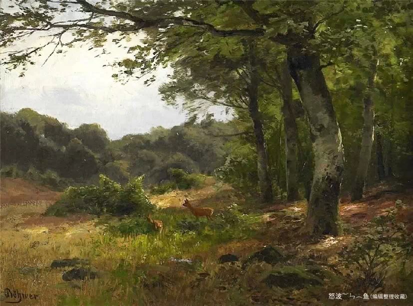独具特色的德国海因里希玻姆油画风景作品欣赏