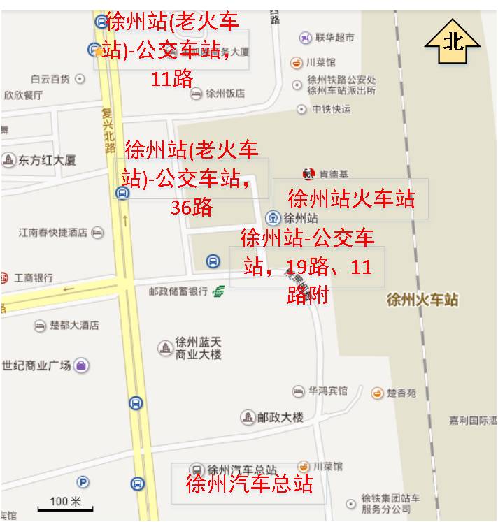 徐州火车站周边地图图片