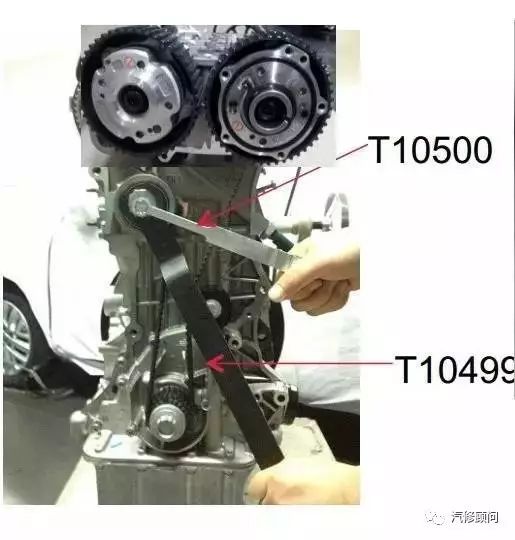 汽车正时大众奥迪ea211发动机正时校对