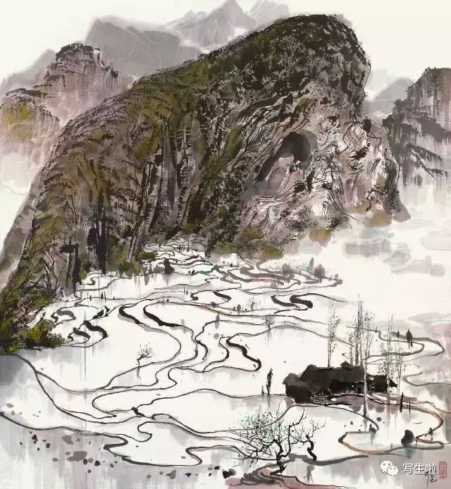 吴冠中——为了画风景画,需不需要跑很多地方画写生?