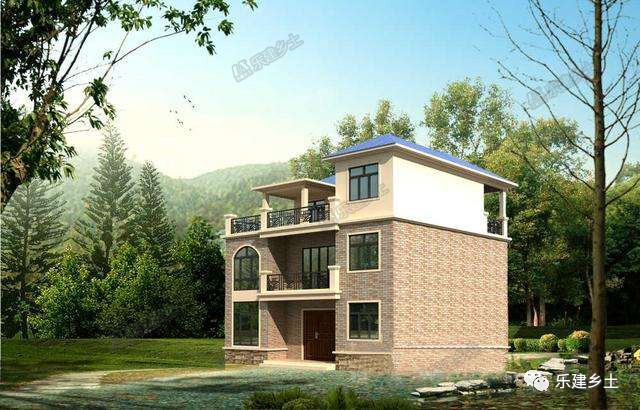 11x11米三层新农村住宅设计,美观实用,效果图+平面图纸分享