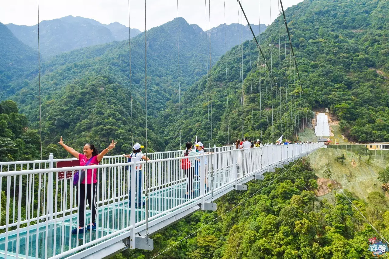 真的吓尿了!全广东最刺激的高空玻璃桥,广州有人敢去吗?
