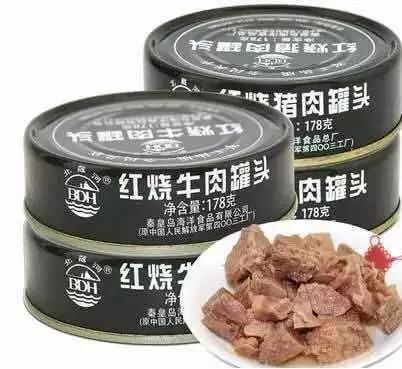 河北:北戴河牌红烧肉罐头