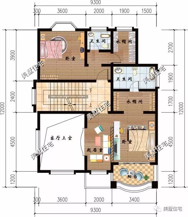 9x12米农村别墅,刚好120占地面积,文化石装饰时尚大气