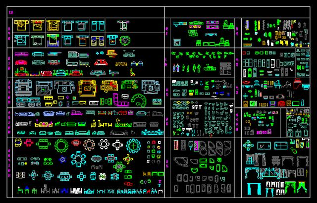 室内cad图纸合集,成为设计大师必备