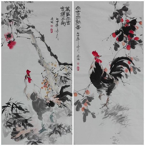 著名画家王凌风—构思精巧 形似神俏