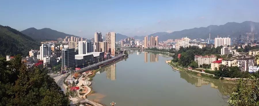 美丽文明的三明市区