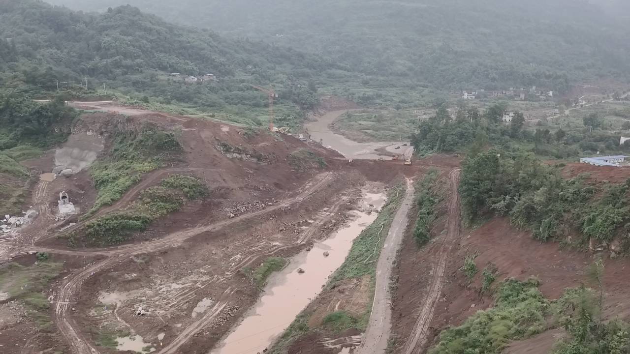 重磅消息巴南又一大工程今天截流明年建成15万人受益