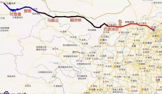 京新高速公路全长2540公里, 途径北京-张家口-乌兰察布- 呼和浩特图片
