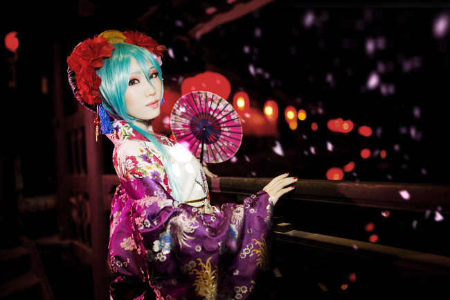 vocaloid 雨梦楼 miku cosplay