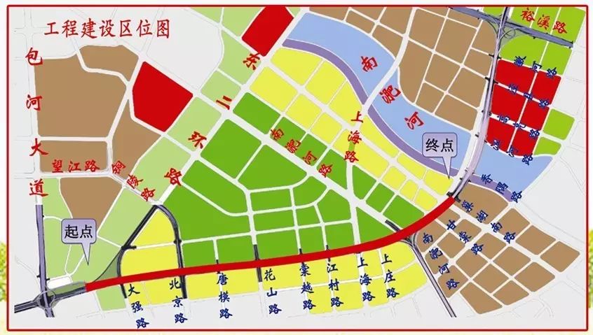 由北京路可右转到秋浦河路上二环路,调头需到北京路与歙县路交口调头