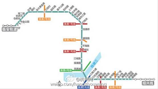社会 正文  杭州地铁5号线二期工程顺接5号线一期工程中央公园站(不含图片