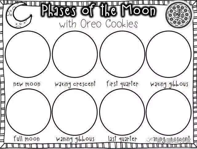 美国孩子的中秋节玩法:用奥利奥做有趣的科学月相实验
