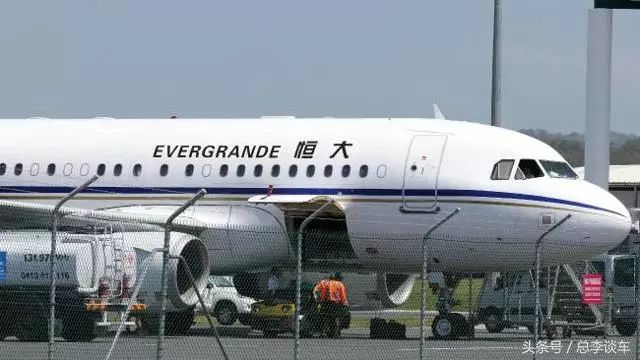 这辆空客a319私人飞机也是许家印的,适合长途超远程.