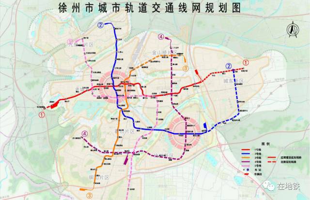 徐州地铁线路规划图