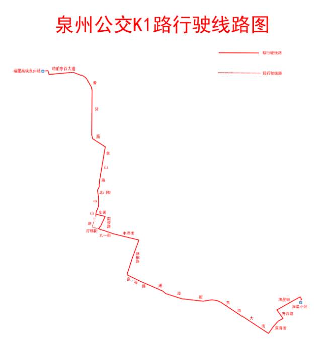 扩散9月26日起官桥前往泉州公交车k202k205改道了不再途径这些地方