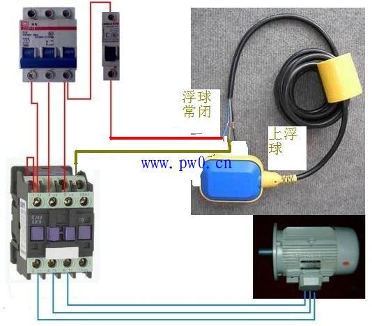 水泵自动控制器接线图_220v自动抽水泵接线图-rfid信息网