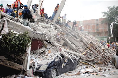 墨西哥地震至少245人 哀悼3天