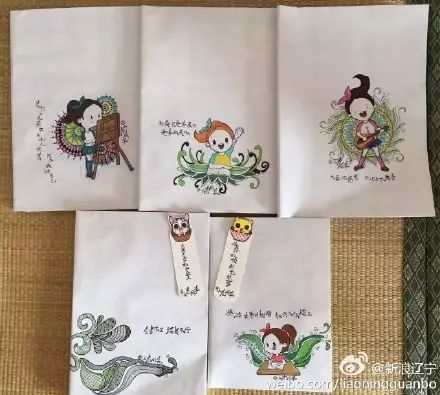 沈阳暖妈为女儿手绘插画书皮