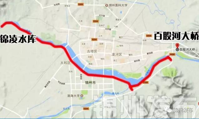 这不但是一条景观路,也是锦州市区横贯东西一重要通道.