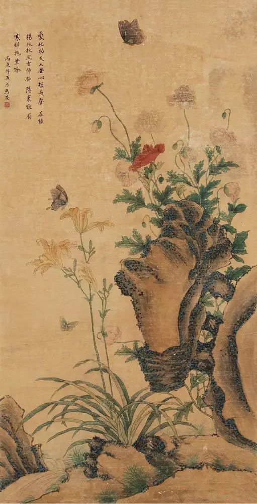 清代女画家马荃工笔花鸟画大全