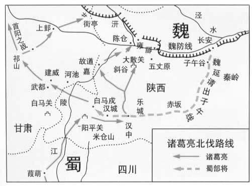 诸葛亮明知蜀汉国力不如曹魏,为何还要五次北伐中原与曹魏死磕