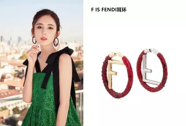 古力娜扎拎着fendi peekaboo小猫包 用气质与颜值成为