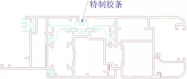 通常的做法是选用特别定制的密封胶条和型材配合,进行多道密封.