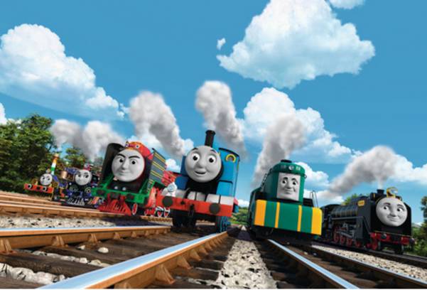 托马斯和朋友们:铁路大竞赛 / 托马斯小火车2 托马斯想要参加了不起