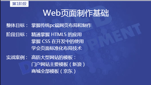 成都web前端学习路线