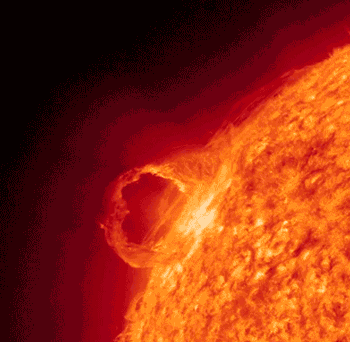 日珥其实是太阳活动剧烈时产生的磁暴现象.日珥的发生意味着什么?