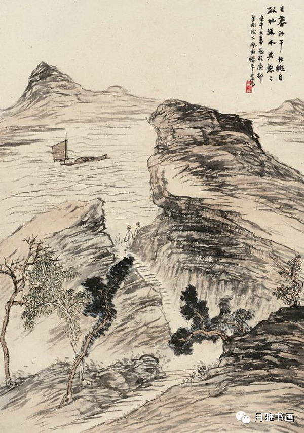 黑、满、崛、涩”深邃茂密——国画大师李可染山水作品赏析_手机搜狐网