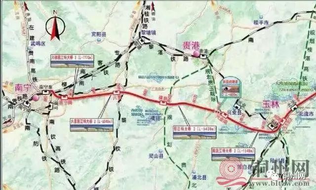 离信宜,高州最近的只有岑溪西站了 南宁经玉林至 深圳的高铁线路图