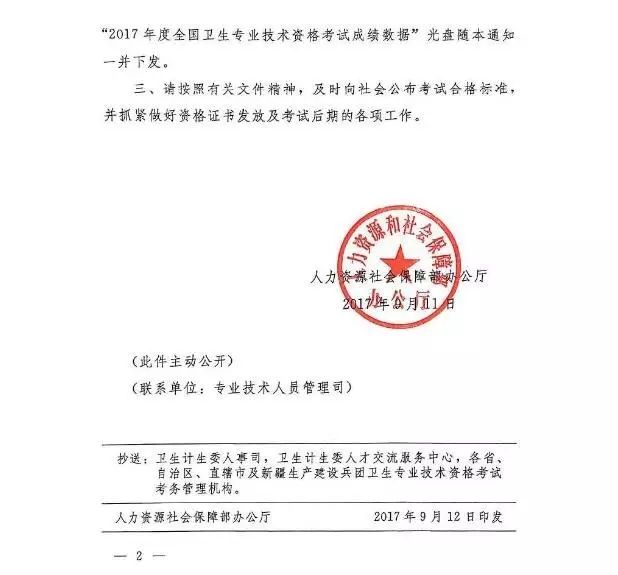 2017卫生资格考试合格分数线定为60分!成绩合格后一定要做这些事儿!