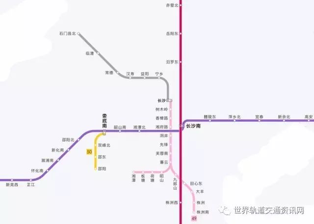 中国高铁线路图10月版