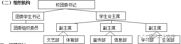 由德育处指导,校团委书记具体指导的学生组织机构