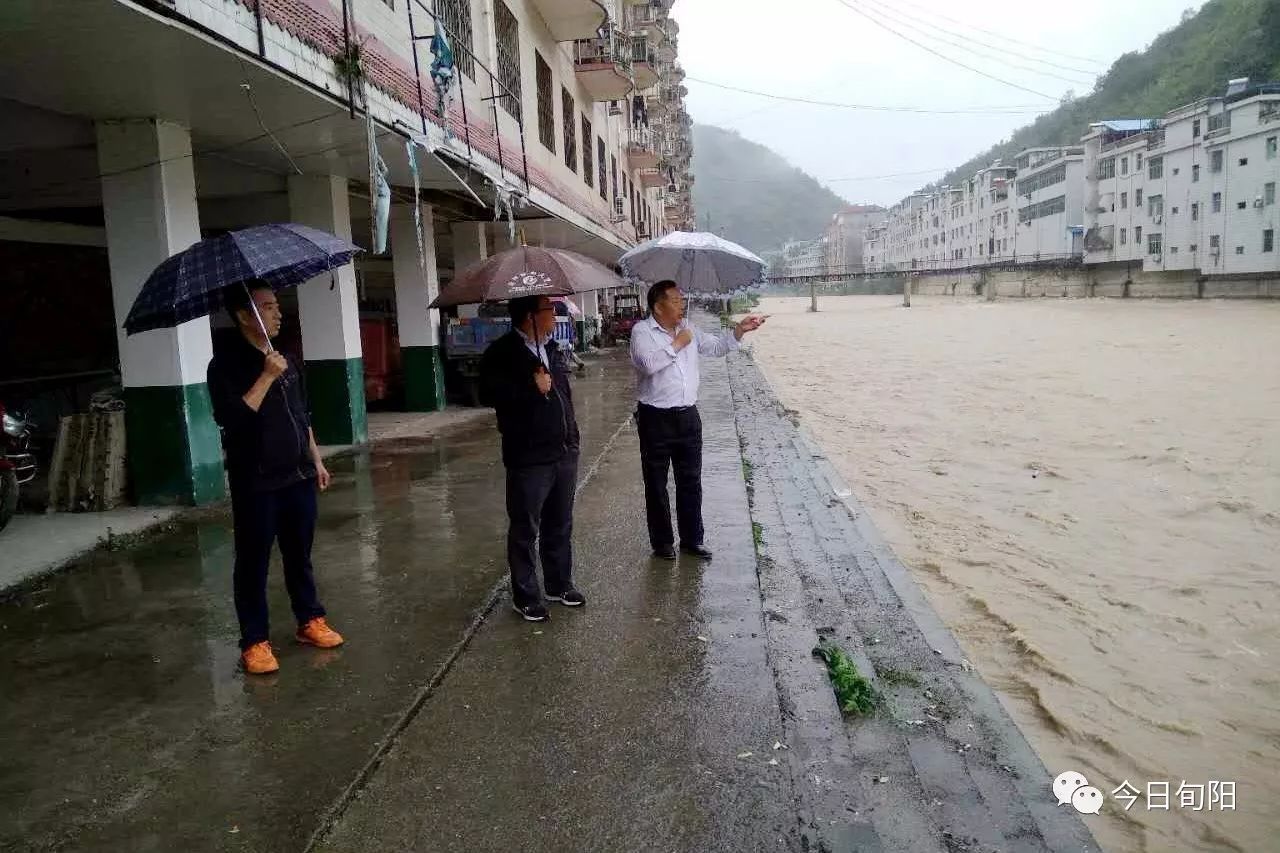 旬阳汛情:坝河出现预警,桂花街道群众全部安全撤离,旬河,汉江汛情暂时