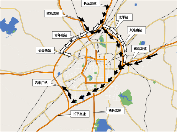 长春绕城高速公路(g0102)西北环半截沟-汽车厂路段月底开通