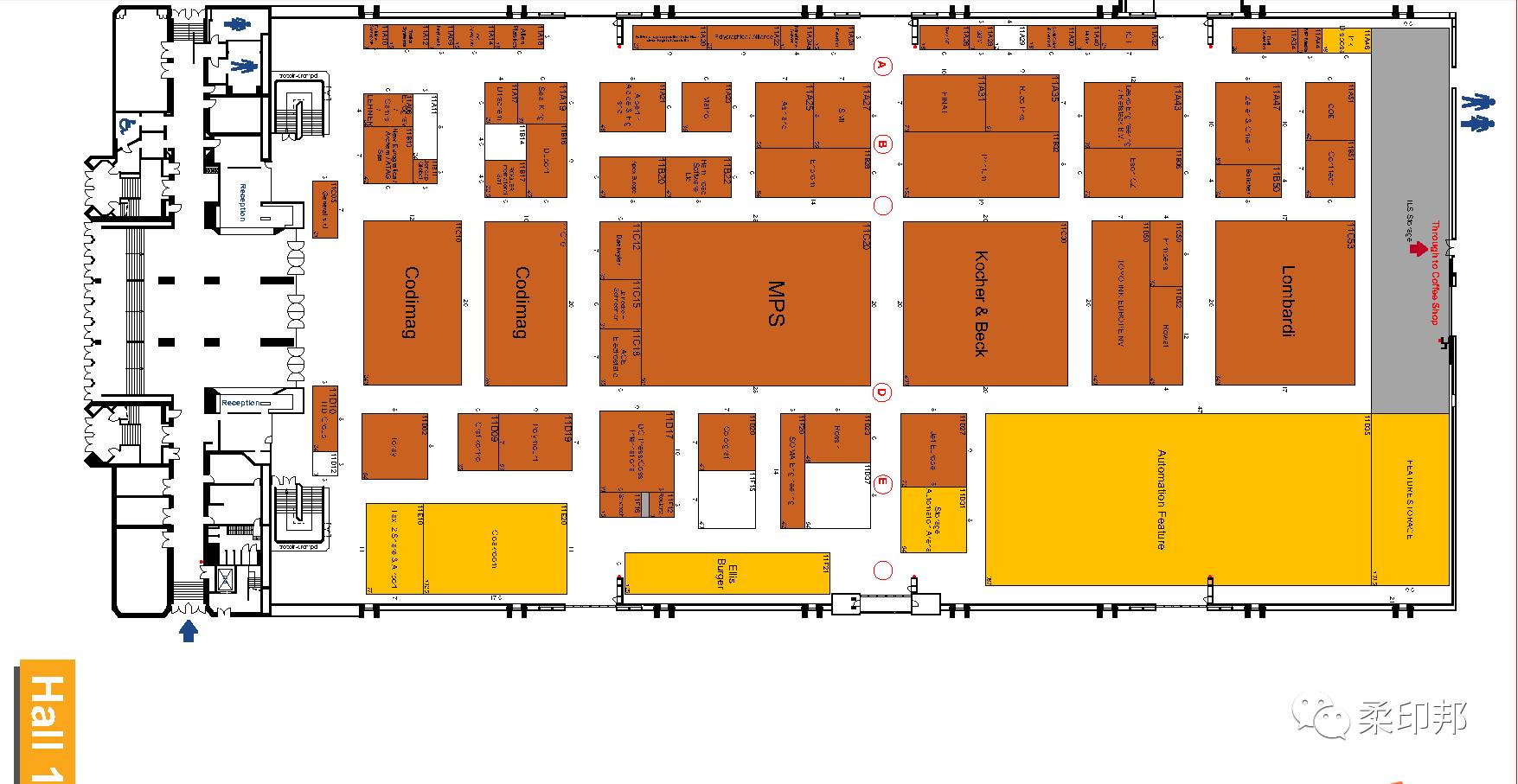 labelexpo europe 2017 展位地图