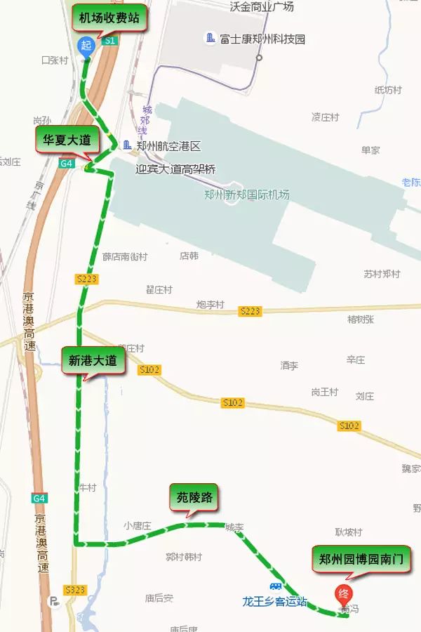 路线1行车路线图