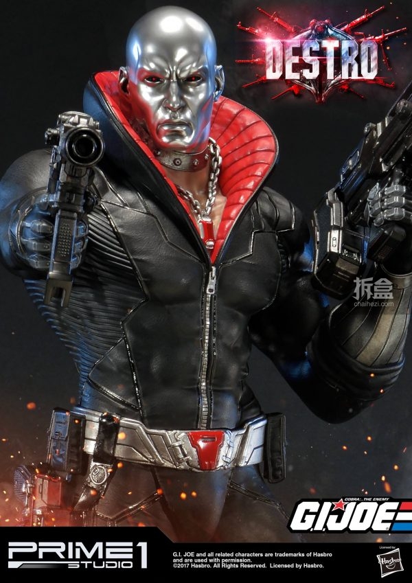 prime 1 studio:27寸《特种部队》迪斯特罗 g.i. joe destro