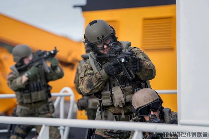 德国海军特种部队vbss演习 酷炫照片威慑对手