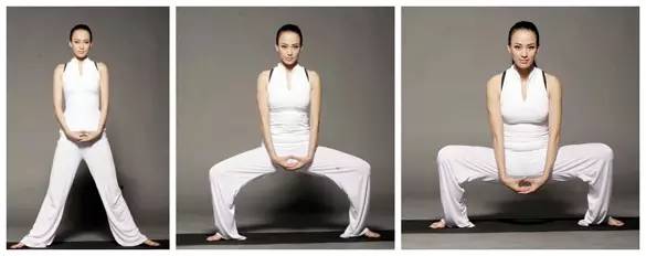 4,局部塑身瑜伽训练-腿部 瑜伽里的一些站姿包括平衡体式和蹲姿都能