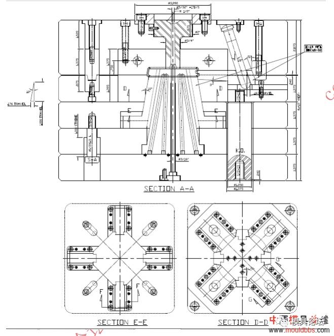 整圈内侧倒扣注塑模具设计分享给大家