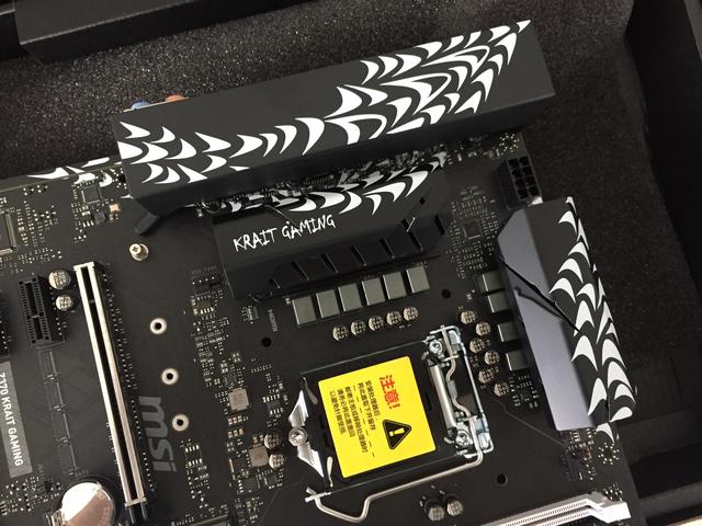 微星z370 krait gaming 银环蛇开箱图赏