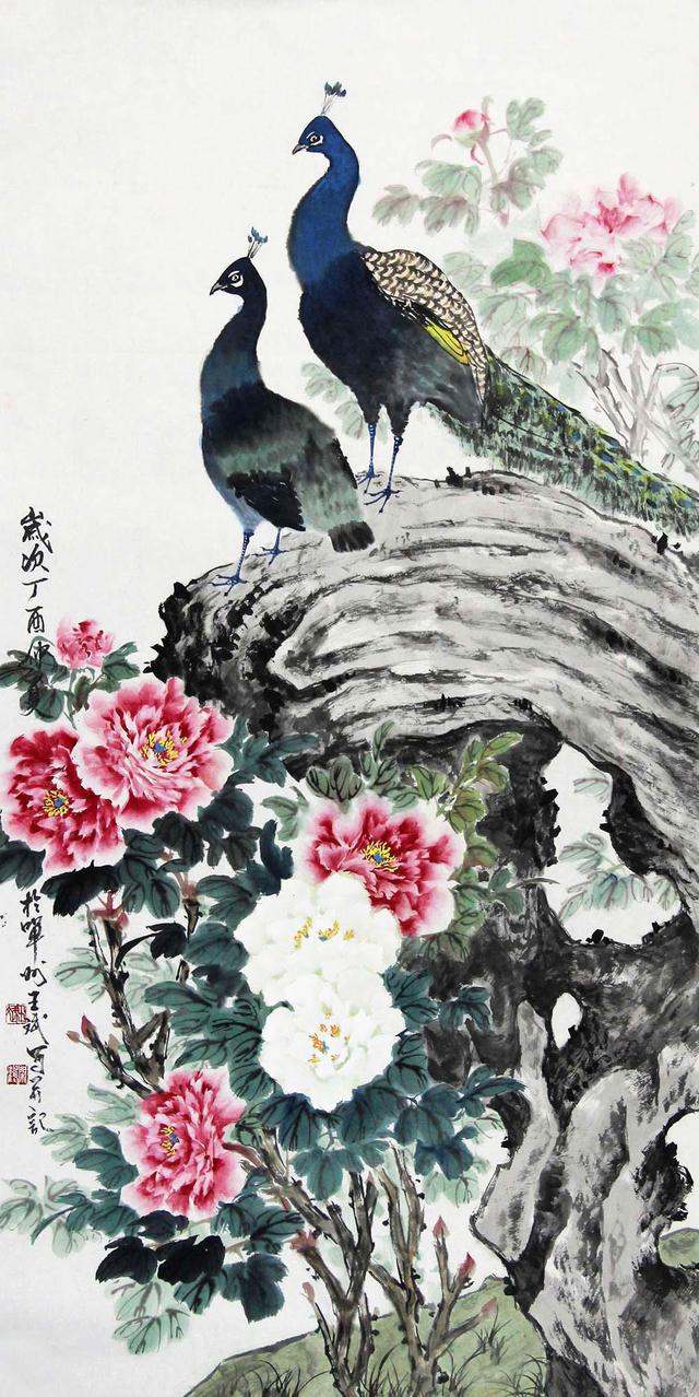 承袭传统笔法,师法自然,逐成清逸画风,作品雅俗共赏,受到同行和收藏者