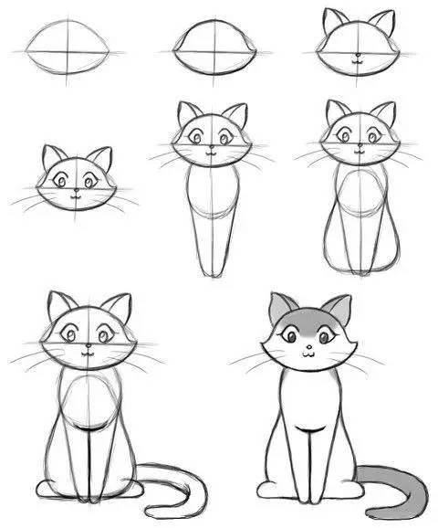 【手绘插画教程】猫咪的那么多种画法,总有一款适合你