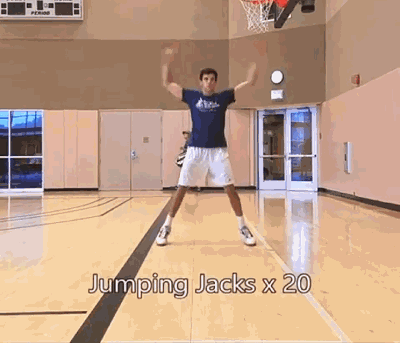 篮球教学-打球前热身技巧